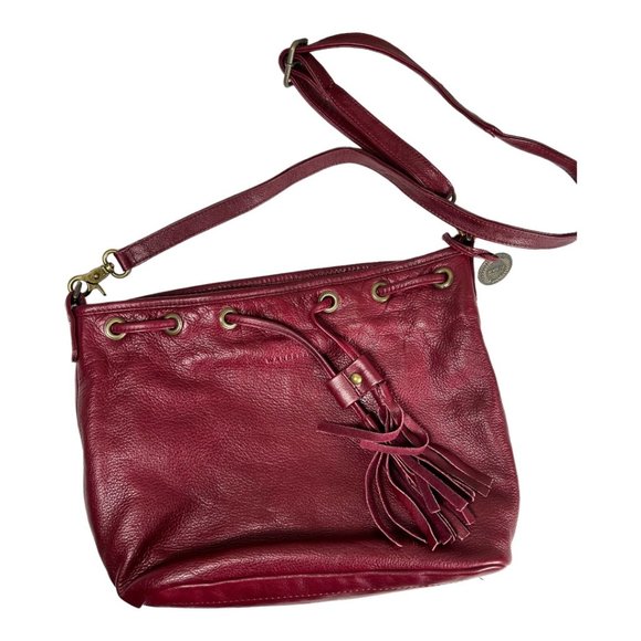Wanderers‎ Travel Co. Red Leather Purse